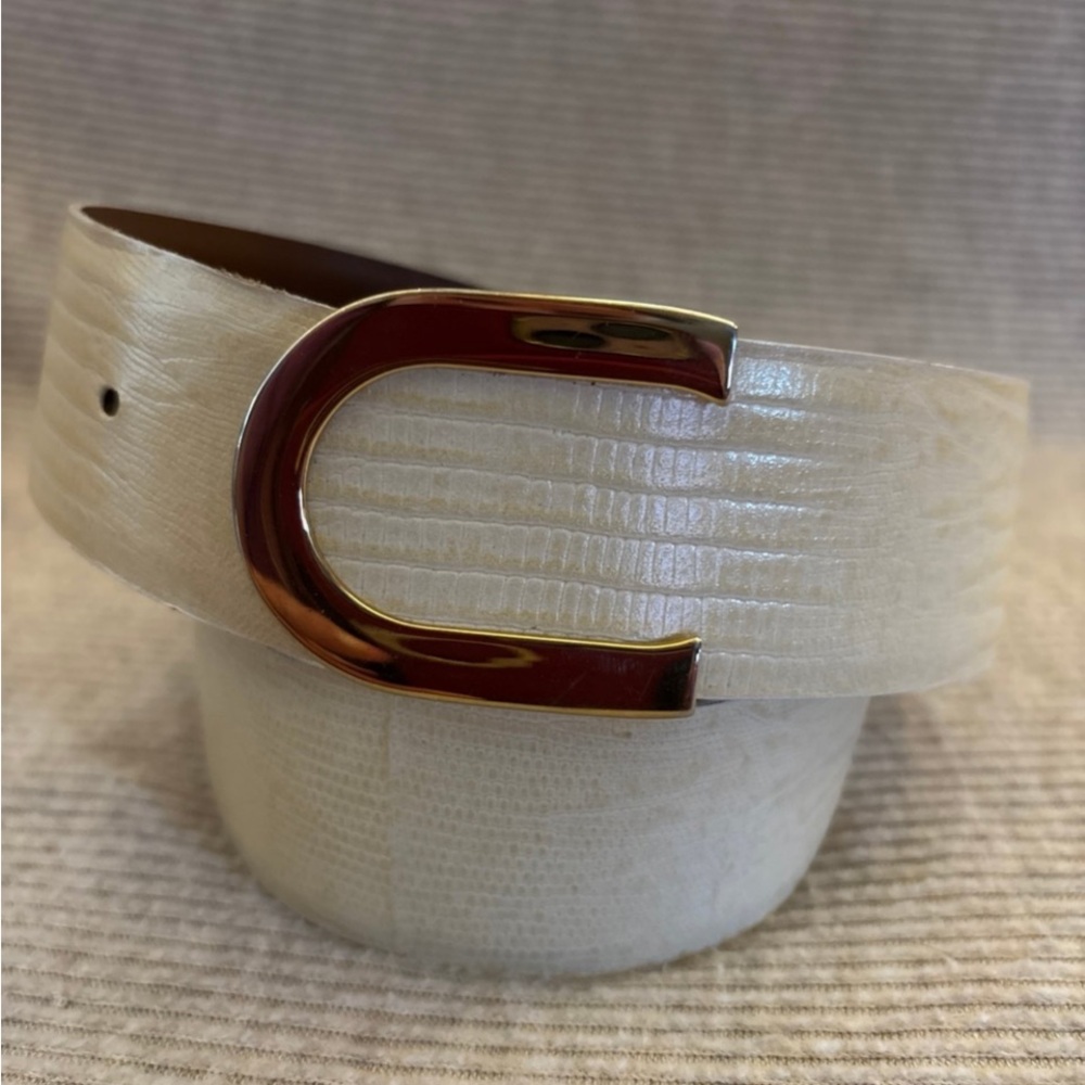 Bespoke Exotic Leather Lizard Belt by Cipriani